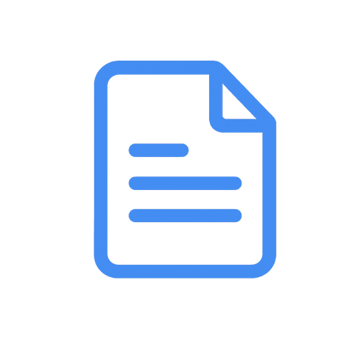 A_vector_icon_in_solid_blue_depicts_a_document._Th_500x500